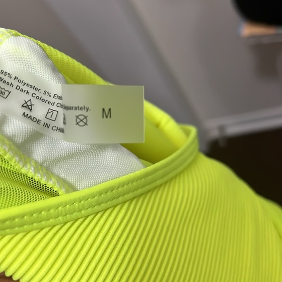 Fashion Neon Bustier Tummy Tuck Swimsuit Size Medium - Picture 10 of 11